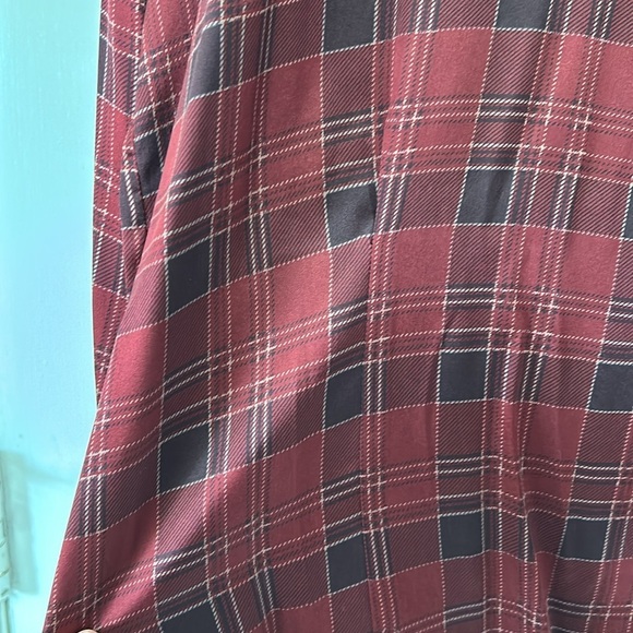 NWT Vintage Deadstock Pendleton Silk Plaid Popover Blouse Top - Size 14 - Picture 6 of 10